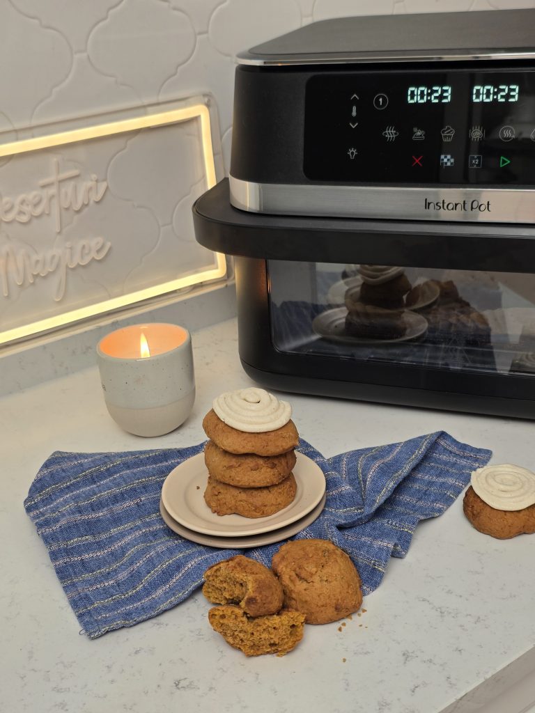 Cookies cu dovleac și mirodenii pentru turtă dulce, la air fryer