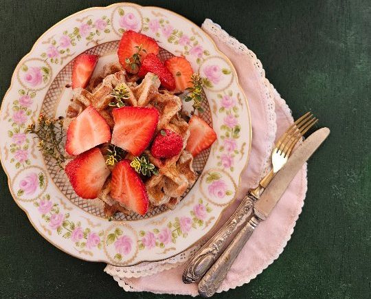 Rețetă de waffles vegane sau faguri de post